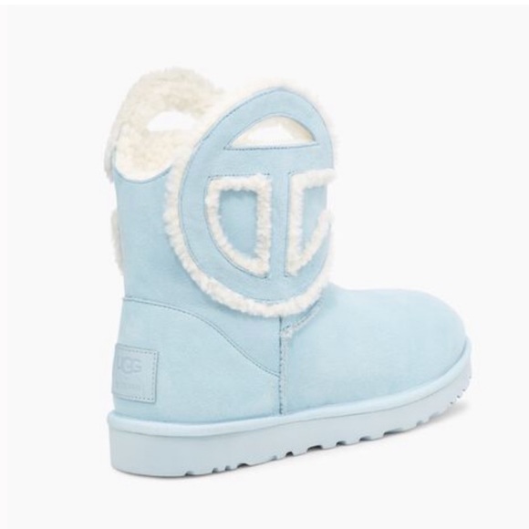 🆕UGG X TELFAR BABY BLUE CLASSIC SHORT MINI LOGO TELFAR LIMITED EDITION BOOTS - Picture 3 of 9